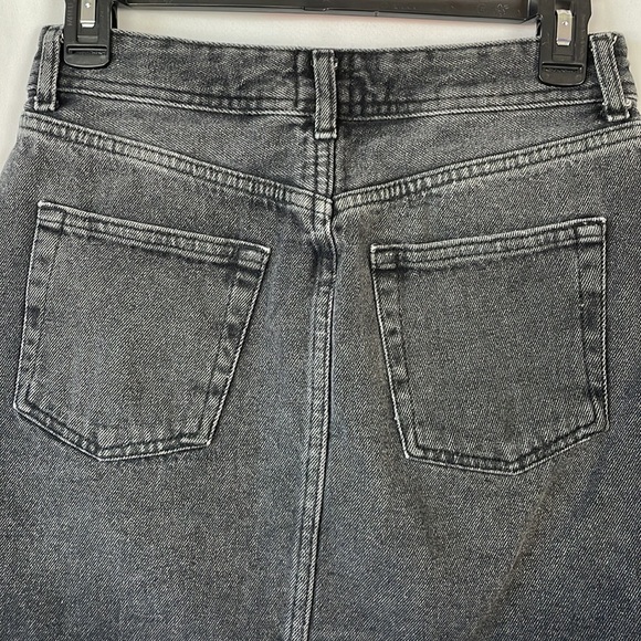 Y2K Urban Outfitters BDG Black Rigid Denim Mini Skirt - Size Small - Picture 5 of 10